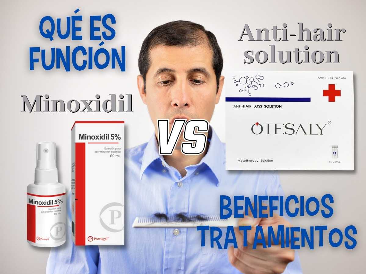 Minoxidil vs OTESALY® Anti-hair Loss Solution: el mejor tratamiento capilar para la caída del cabello