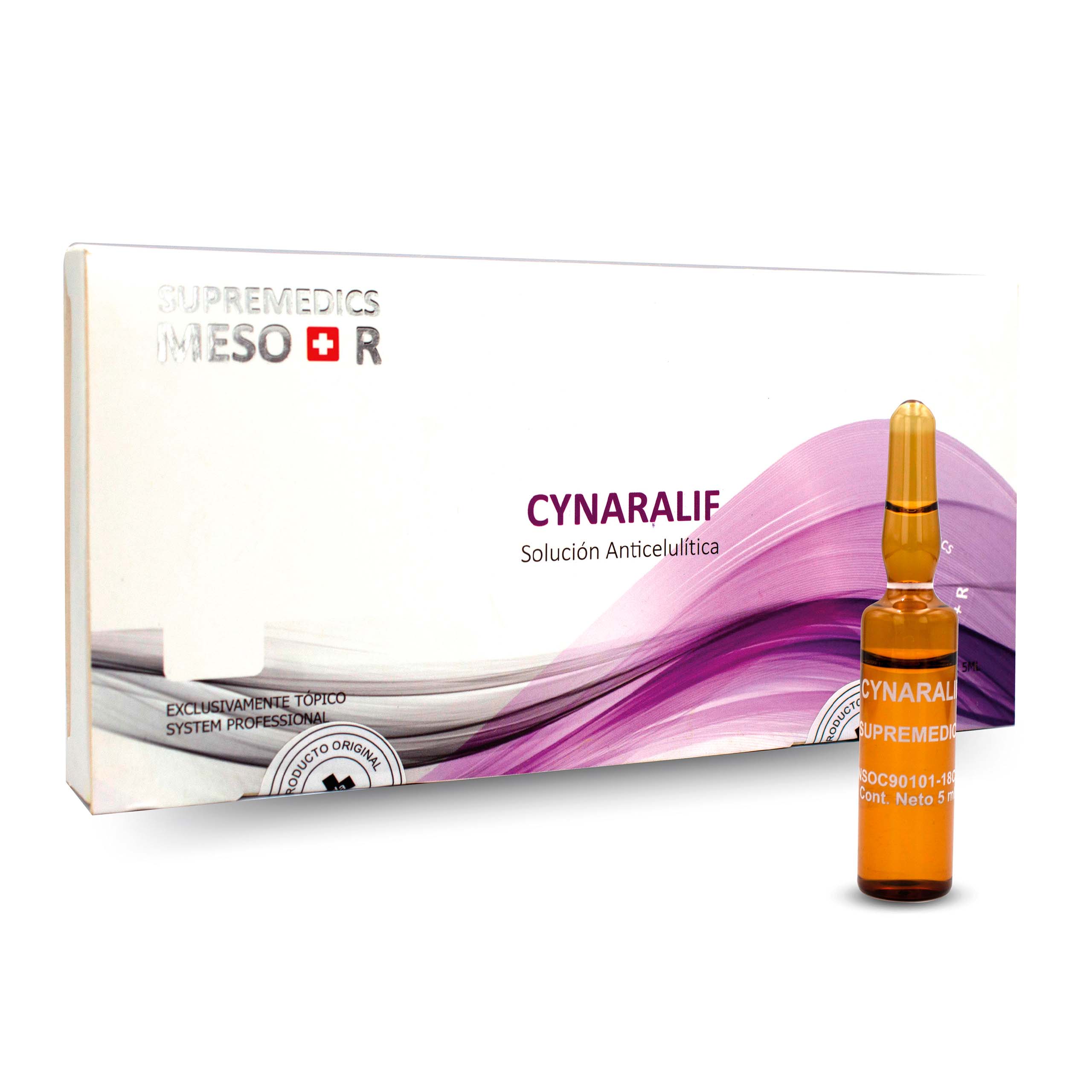 SUPREMEDICS CYNARALIF 1x5ml, Extracto de Alcachofa (Cynara scolymus), Reductor, Drenante y Detox Corporal Profesional