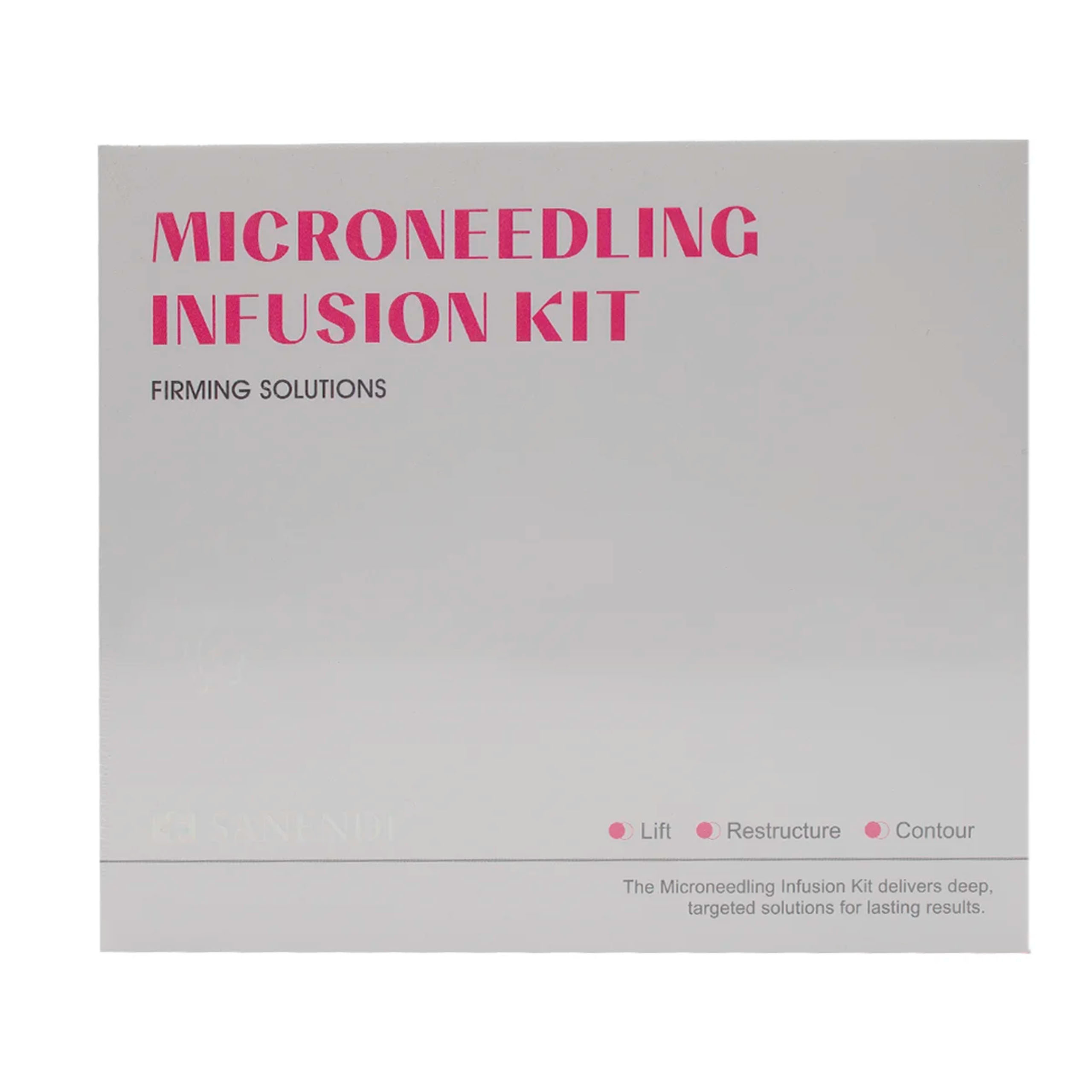 SANENDI MICRONEEDLING FIRMING SOLUTIONS Kit, Péptidos (Matrixyl, Argirelina, Cobre) + Vitamina C + Niacinamida, Reafirmación y Efecto Lifting Profesional