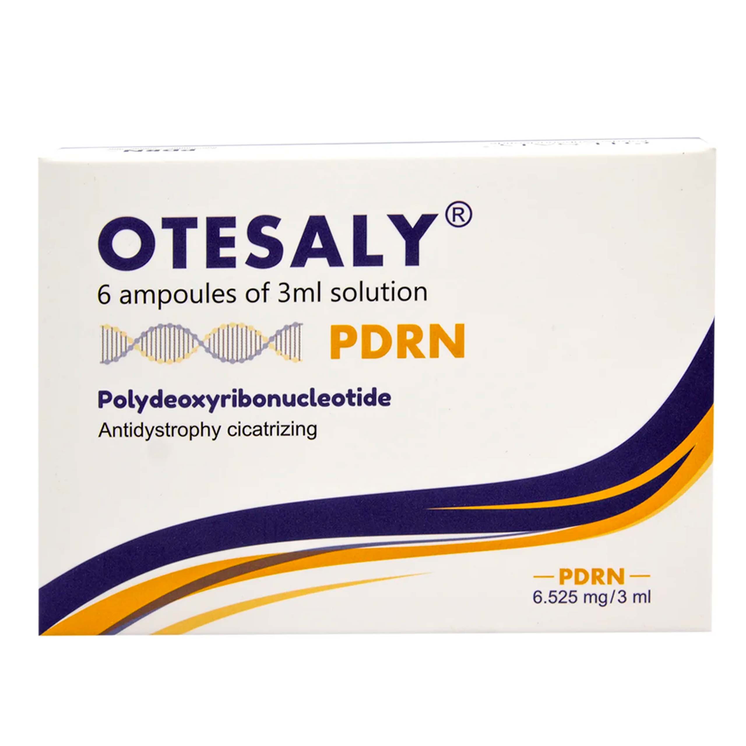 OTESALY PDRN Polinucleótidos 3 ml (Caja x6 Ampollas), Bioestimulación y Regeneración Celular, Rejuvenecimiento Facial y Reparación Cutánea Profesional